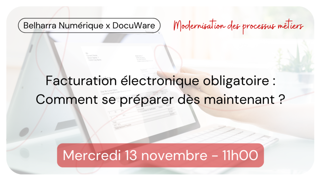 Webinaire Facturation électronique obligatoire